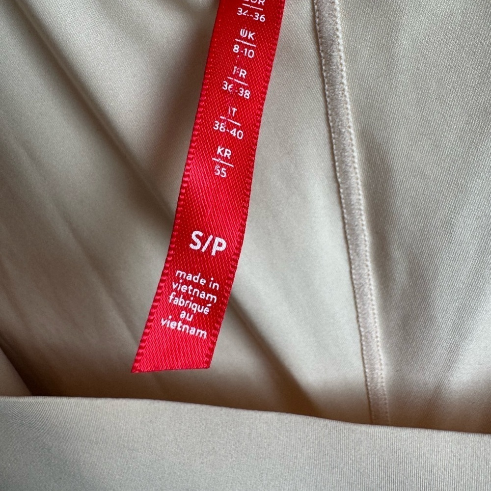 SPANXsculpt™ OnCore Open-Bust Mid-Thigh Bodysuit Seamless Nude Shapewear size S - Picture 8 of 10